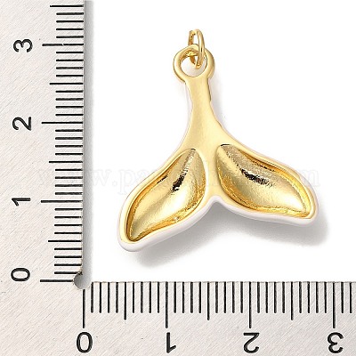 Подвески из латуни с эмалью в стойку KK-I720-24G-01-1