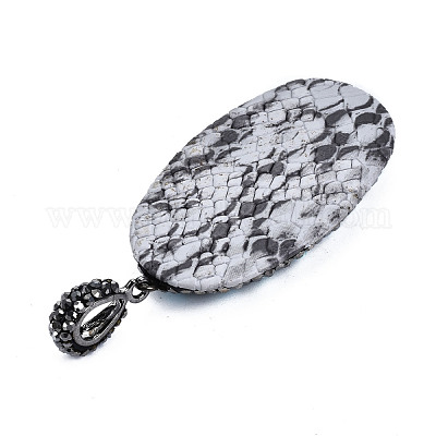 Полимерная глина стразами подвески RB-S056-15A-B-1