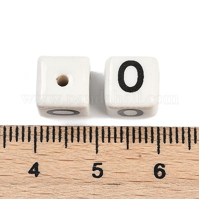 Фарфоровые бусы PORC-R003-08O-1