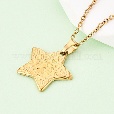 Подвески из нержавеющей стали 304 NJEW-T018-45G-1