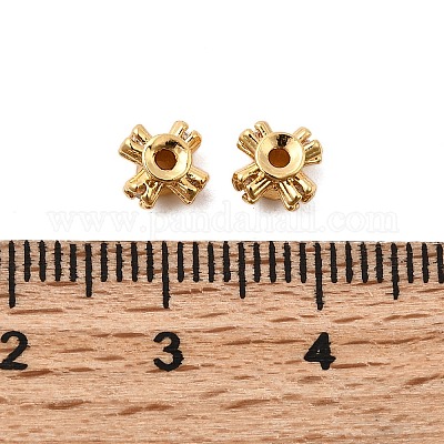 Латунные микропаве из прозрачного кубического циркония KK-F916-21G-1