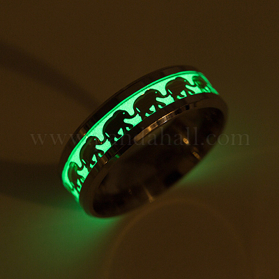 201 широкополосное кольцо из нержавеющей стали RJEW-T005-9-28-1