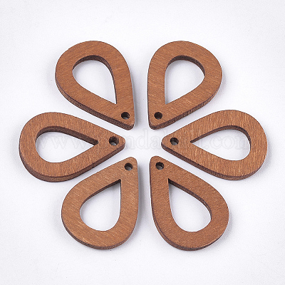 Расписные подвески из тополя&nbsp;LS-X-WOOD-T021-08I-1