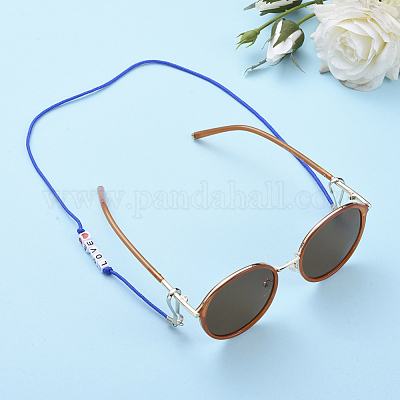 Cordes en polyester et élasthanne chaînes de lunettes en gros pour