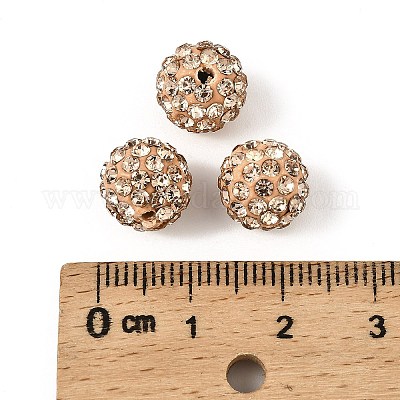 Pave disco бусины&nbsp;RB-A130-10mm-15-1