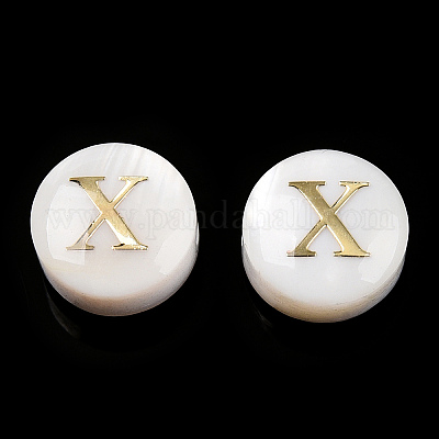 Бусины из натуральных пресноводных ракушек SHEL-N036-01X-1