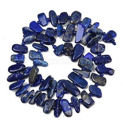 Natürlicher Lapislazuli Perlenstränge&nbsp;G-L657-E01-01-1