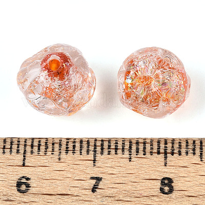 Ручной работы бусины фольги FOIL-T007-01D-1