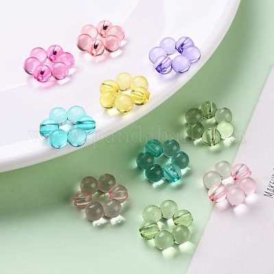 Прозрачные акриловые бусинки кадров&nbsp;TACR-S153-01A-M-1