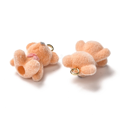 Кулоны из флокированной смолы RESI-G019-02B-1