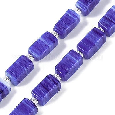 Бусы лэмпворк ручной работы LAMP-Q037-01A-06-1