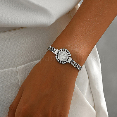 201 браслет-цепочка из нержавеющей стали с пантерой TY0900-2-1