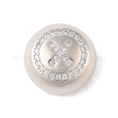 Подвески из латуни и кубического циркония KK-Z047-07P-X-RS-1