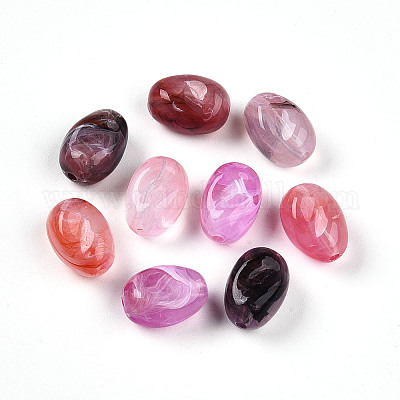 Прозрачные акриловые бусины TACR-T028-38D-1