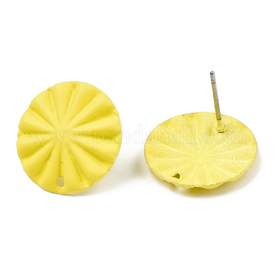 Окрашенные спрей железные серьги IFIN-N008-017D-1