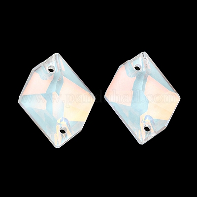 Мокко(мк) неправильный ромб пришить по стразам RGLA-G019-01E-1