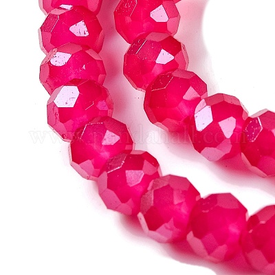 Запекание гальванических нитей стеклянных бусин X-DGLA-A039-J6MM-B21-1