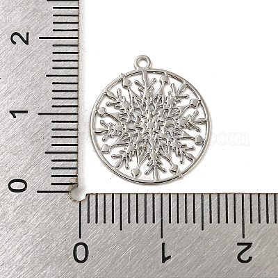 Подвески из латунного травленого металла KKC-D001-12P-1