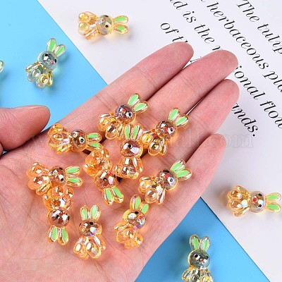 Прозрачные акриловые бусины MACR-S373-81-Q01-1