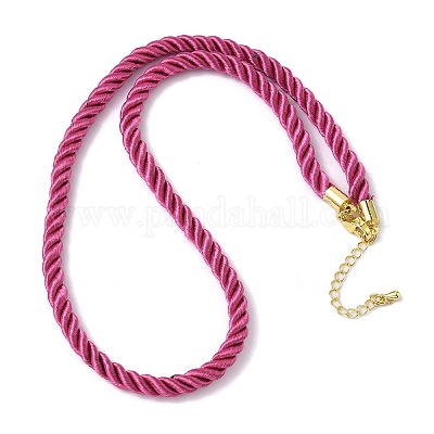 Изготовление ожерелья из нейлонового витого шнура толщиной 5 мм FIND-G096-01G-17-1