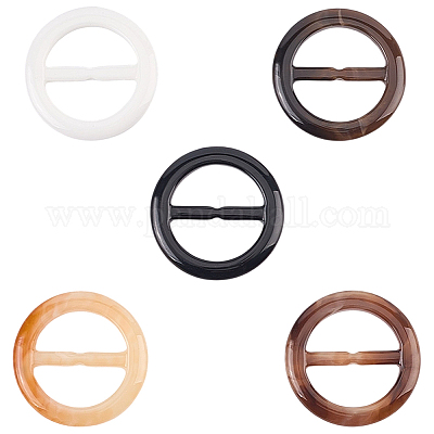 20 шт. пряжки-регуляторы из смолы с тремя скользящими фиксаторами FIND-GF0008-12G-1