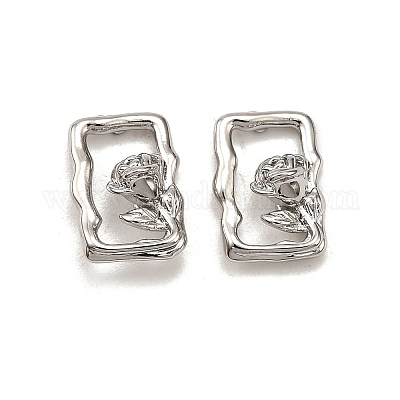 Aretes de latón&nbsp;LS-EJEW-G432-01P-1