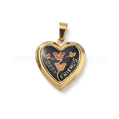 Подвески-медальоны из нержавеющей стали 304&nbsp;STAS-H255-02G-09-1