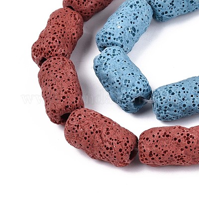 Бусы из натуральной лавы G-N257-14A-01-1