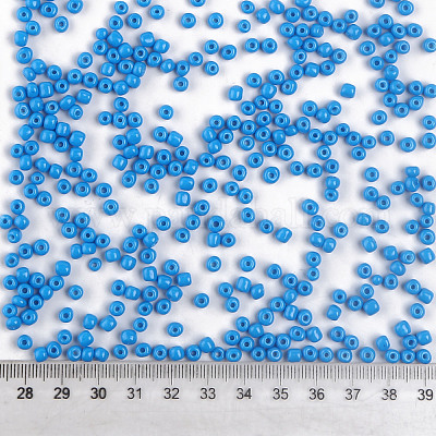 Выпечка краска стеклянные бусины SEED-S003-K17-1