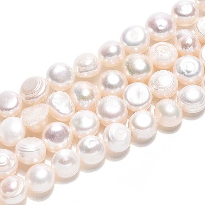 Нити из натурального культивированного пресноводного жемчуга PEAR-N014-06D-01-1