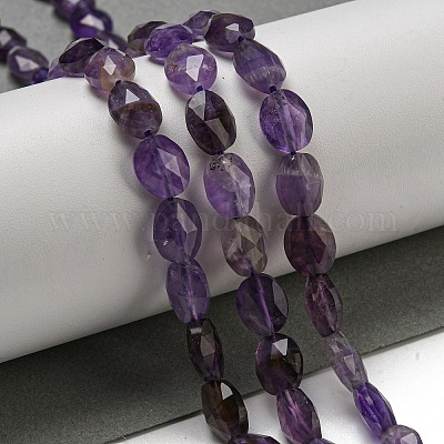 Natürlichen Amethyst Perlen Stränge&nbsp;G-P544-D05-01-1