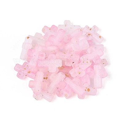 Прозрачные акриловые бусины градиентного цвета OACR-M023-03E-1