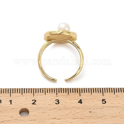 Манжеты из латуни с эмалью RJEW-K291-03G-01-1