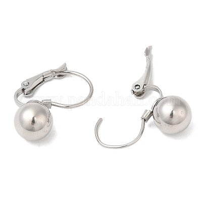 Серьги с застежкой-молнией из нержавеющей стали 304 EJEW-E601-01P-1