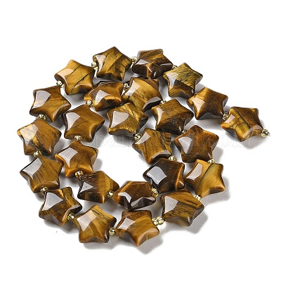 Природных тигровый глаз бисер нитей G-NH0005-007-1