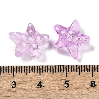 Бусы лэмпворк ручной работы LAMP-I027-09E-1