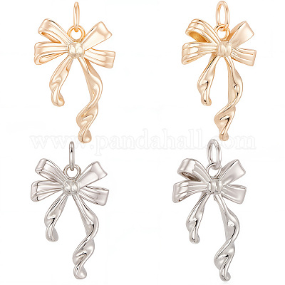 12шт 2 цвета латунные подвески KK-BBC0020-25-1