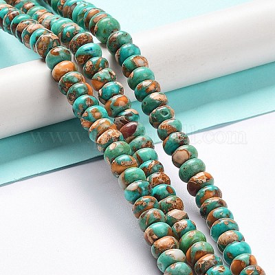 Chapelets de perles en turquoise synthétique&nbsp;G-C034-02C-1
