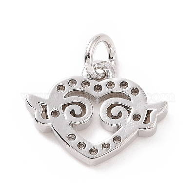 Латунные микро проложить кубического циркония подвески KK-C012-23P-1