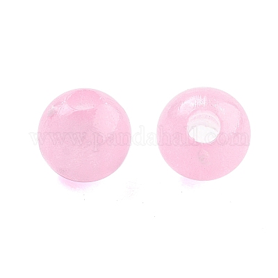 Непрозрачные светящиеся акриловые бусины OACR-G038-06C-1