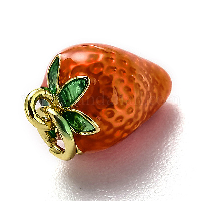 Латунь эмаль подвески KK-B028-13G-01-1