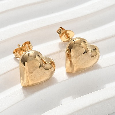 Серьги-гвоздики из нержавеющей стали 304 для женщин&nbsp;LS-EJEW-A130-04G-1