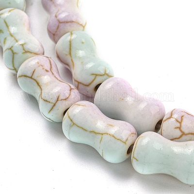 Синтетические бирюзовые бусины G-H060-05E-1