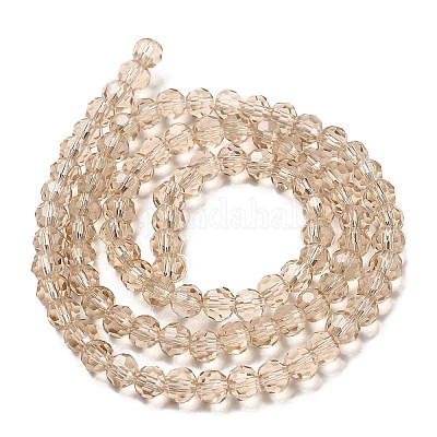 Прозрачные стеклянные бусины EGLA-A035-T4mm-D22-1