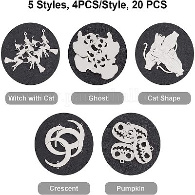 20 шт. 5 подвески из нержавеющей стали 201 STAS-UN0024-78-1