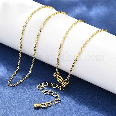 Латунные кабельные цепи ожерелья MAK-P011-01G-1