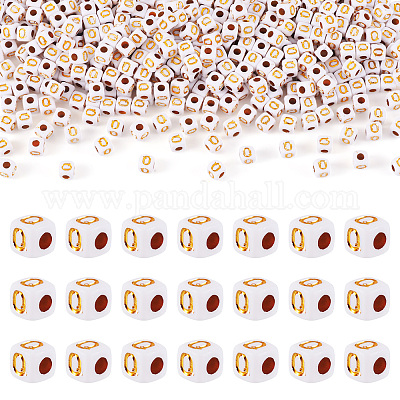 Непрозрачные акриловые бусины MACR-TAG0001-07Q-1