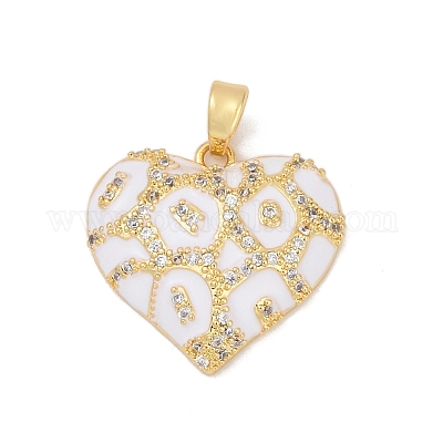 Латунные микро проложить кубического циркония подвески KK-R221-01G-02-1