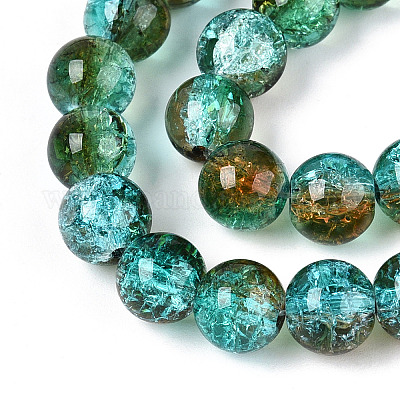 Стеклянные бусины кракле X-CCG-C002-8mm-06-1