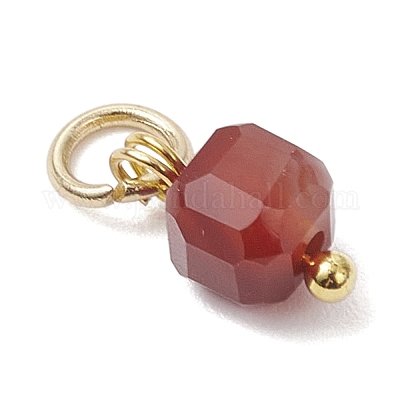 100 шт. 10 стиля подвесок-кубов из натурального камня PALLOY-JF04520-02-1